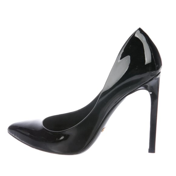 Patent Leather Pointed-Toe Pumps - Picture 1 of 5